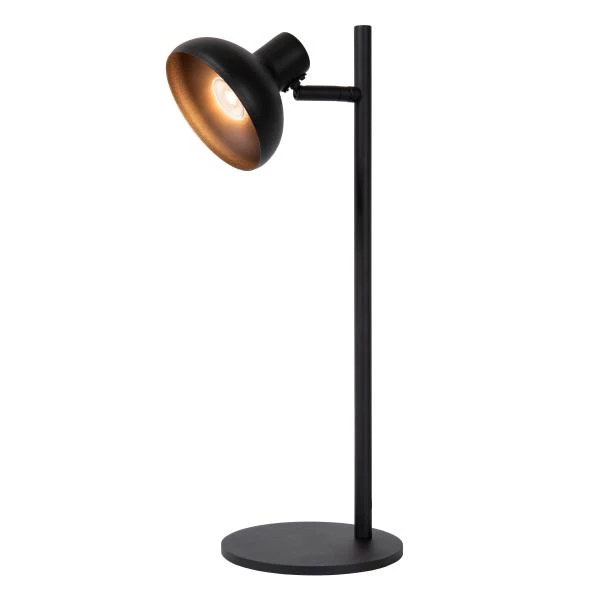 Lucide SENSAS - Lámpara de escritorio - Ø 18 cm - 1xGU10 (ES111) - Negro - detalle 1